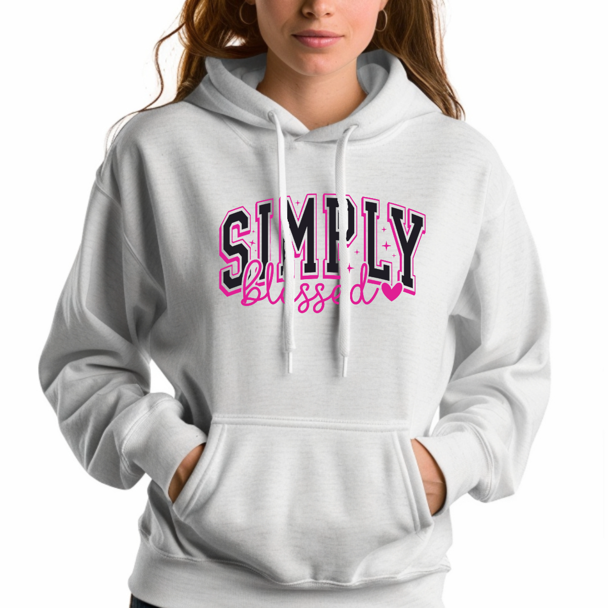 Simply Blessed Unisex T-Shirt | Faith-Based Graphic Tee | Crew, V-Neck, Hooded & Sweatshirt