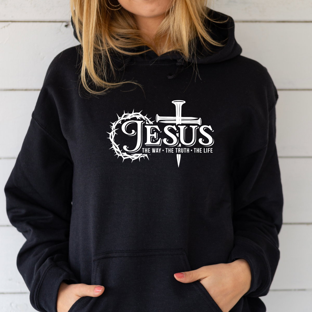 Jesus – The Way, The Truth, The Life Christian T-Shirt | John 14:6 Scripture Tee | Faith-Based Apparel
