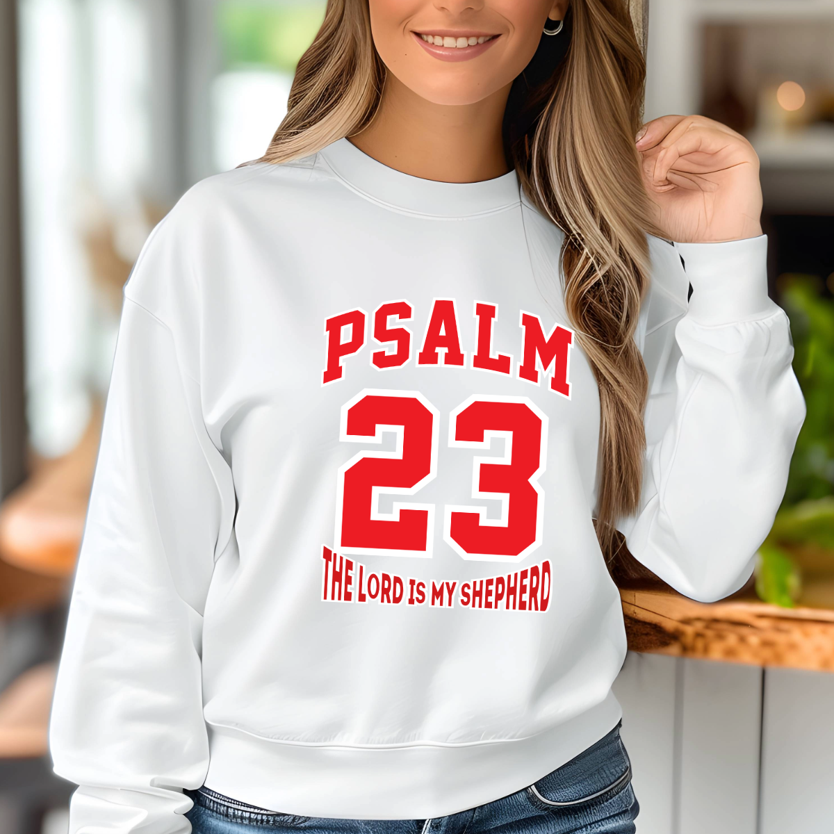 Psalm 23 Christian T-Shirt – “The Lord Is My Shepherd” Scripture Tee | Faith-Based Apparel