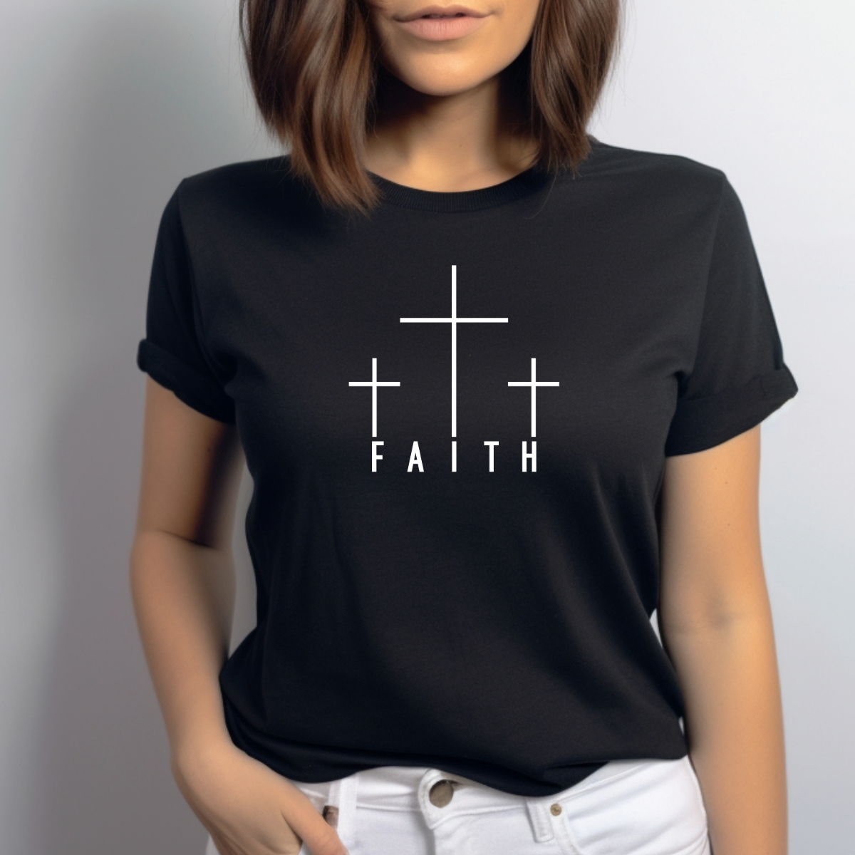 Faith Unisex T-Shirt | Faith-Based Graphic Tee | Crew, V-Neck, Hooded & Sweatshirt