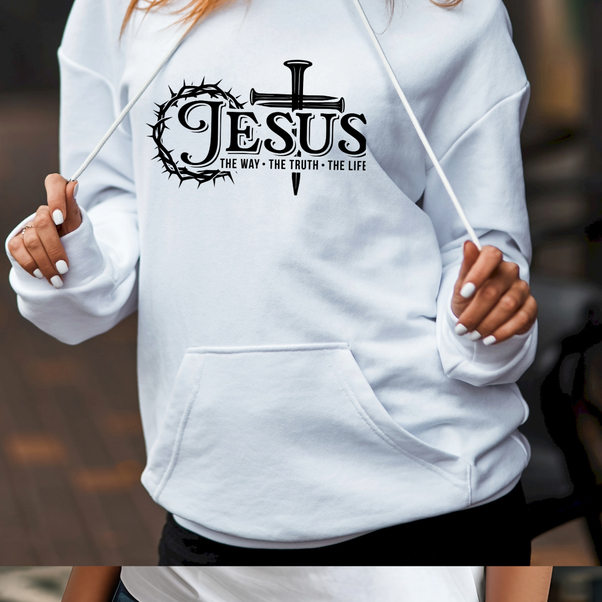 Jesus – The Way, The Truth, The Life Christian T-Shirt | John 14:6 Scripture Tee | Faith-Based Apparel