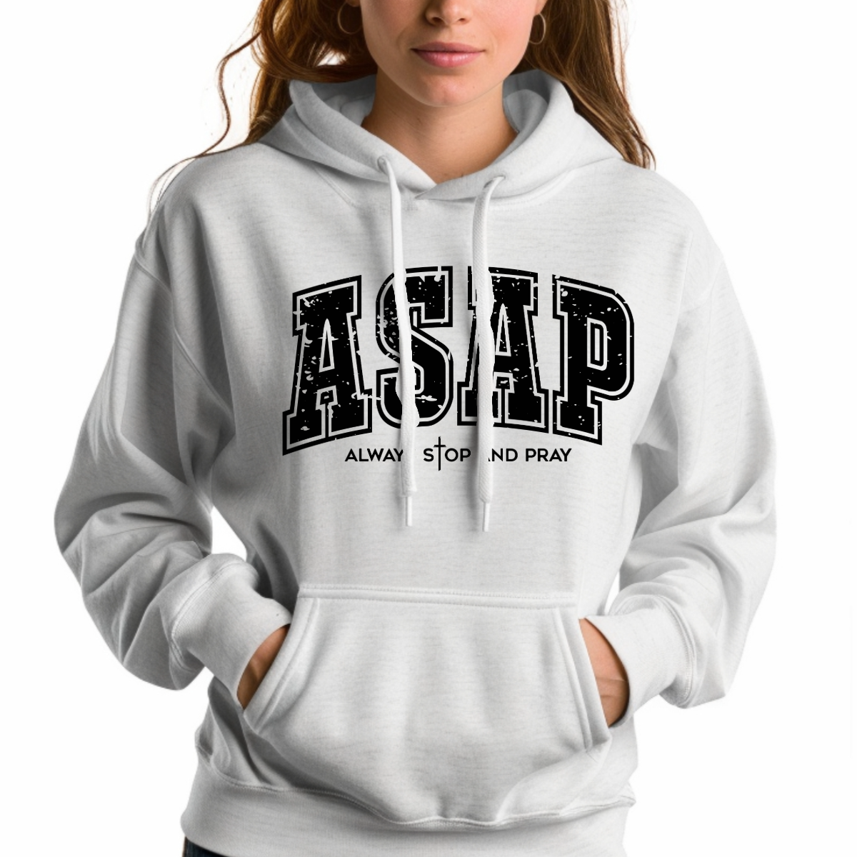 ASAP – Always Stop And Pray Christian T-Shirt | Faith-Based Inspirational Tee | Prayer Apparel