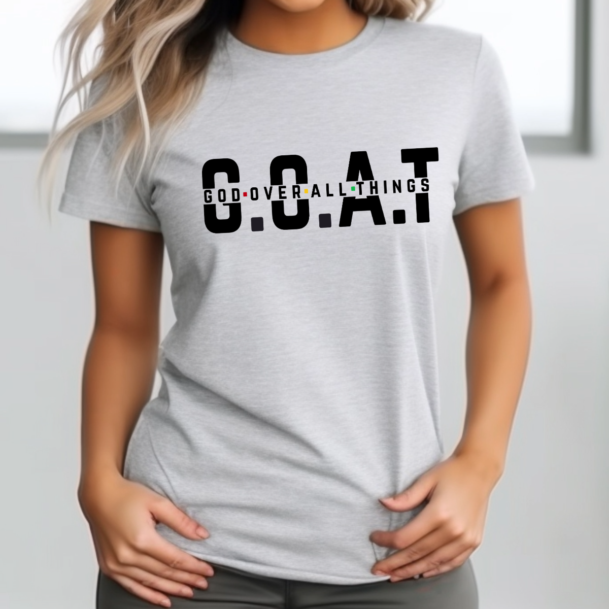 God Over All Things T Shirt | Christian Apparel | Trust God Tee | Unisex Graphic Shirt