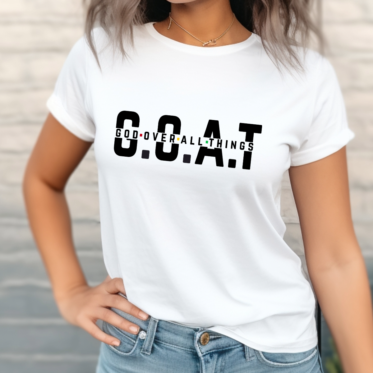 God Over All Things T Shirt | Christian Apparel | Trust God Tee | Unisex Graphic Shirt