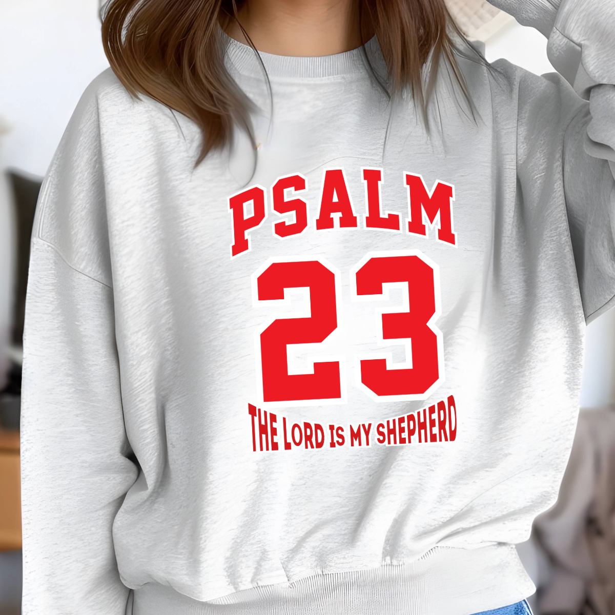 Psalm 23 Christian T-Shirt – “The Lord Is My Shepherd” Scripture Tee | Faith-Based Apparel