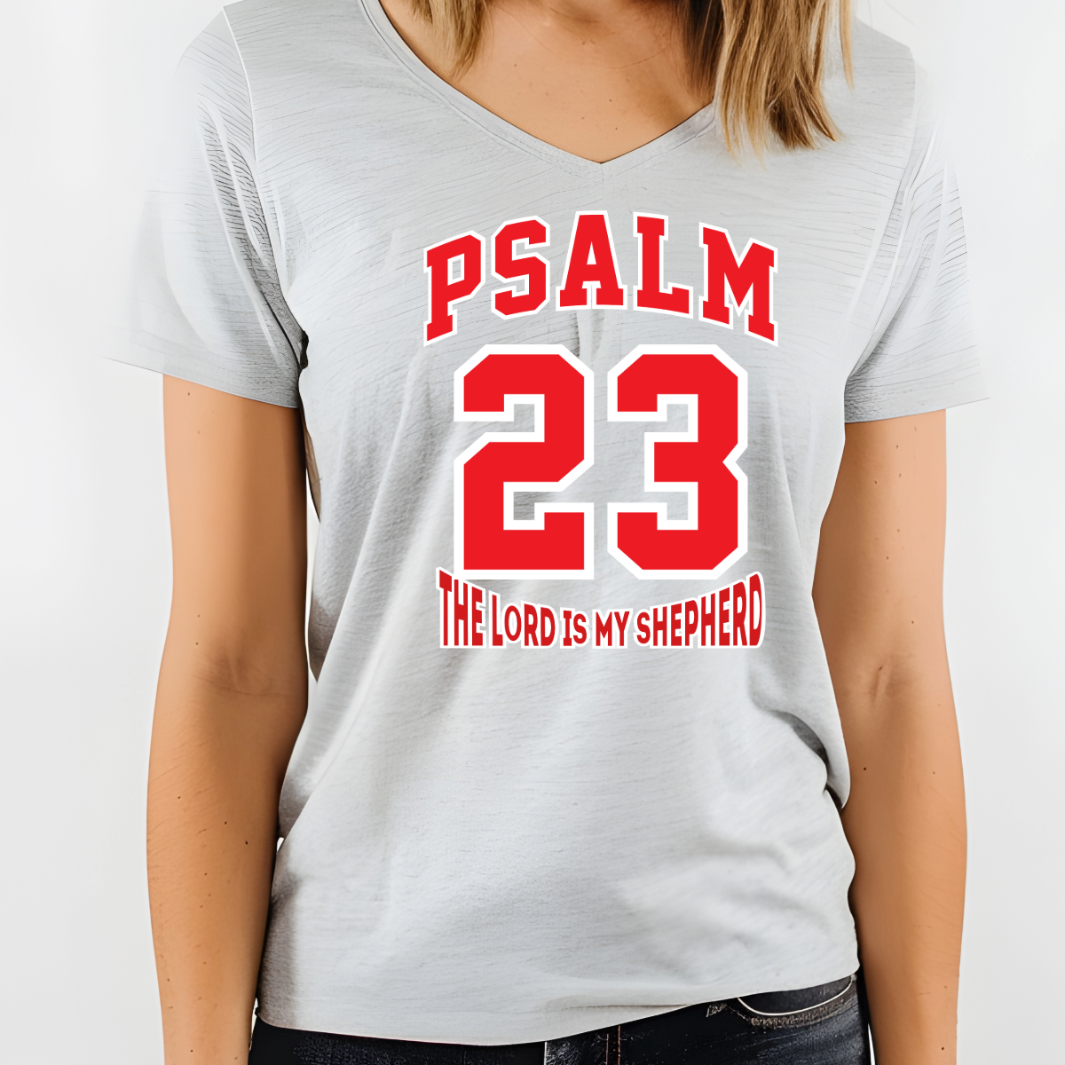 Psalm 23 Christian T-Shirt – “The Lord Is My Shepherd” Scripture Tee | Faith-Based Apparel