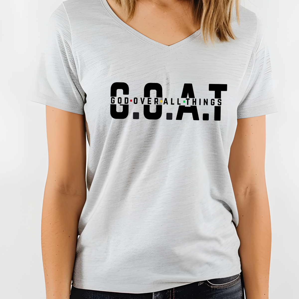 God Over All Things T Shirt | Christian Apparel | Trust God Tee | Unisex Graphic Shirt