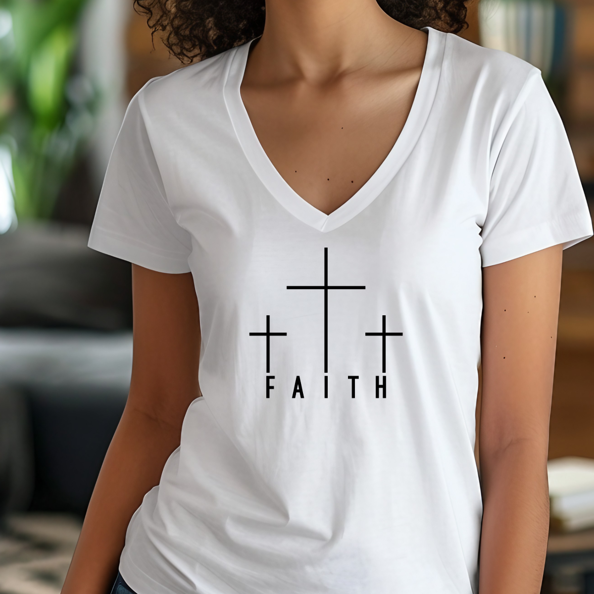 Faith Unisex T-Shirt | Faith-Based Graphic Tee | Crew, V-Neck, Hooded & Sweatshirt
