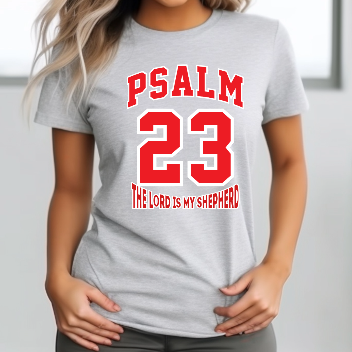 Psalm 23 Christian T-Shirt – “The Lord Is My Shepherd” Scripture Tee | Faith-Based Apparel