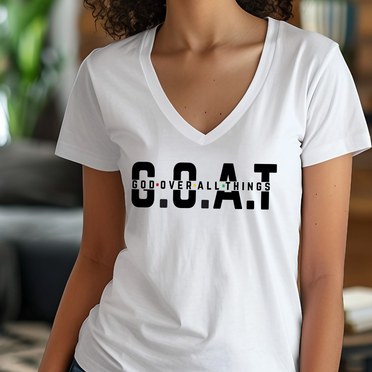 God Over All Things T Shirt | Christian Apparel | Trust God Tee | Unisex Graphic Shirt