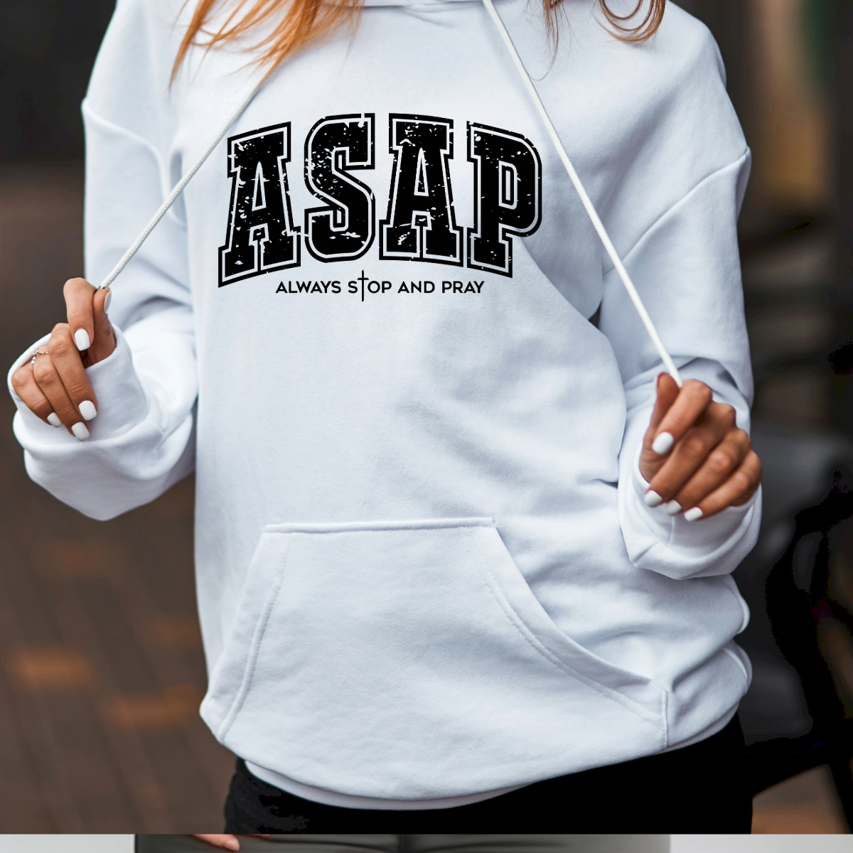 ASAP – Always Stop And Pray Christian T-Shirt | Faith-Based Inspirational Tee | Prayer Apparel