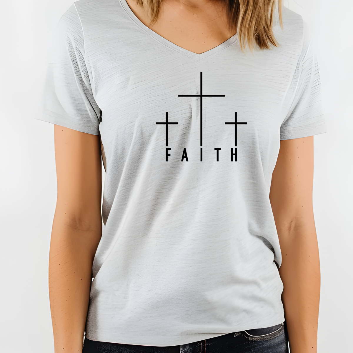 Faith Unisex T-Shirt | Faith-Based Graphic Tee | Crew, V-Neck, Hooded & Sweatshirt