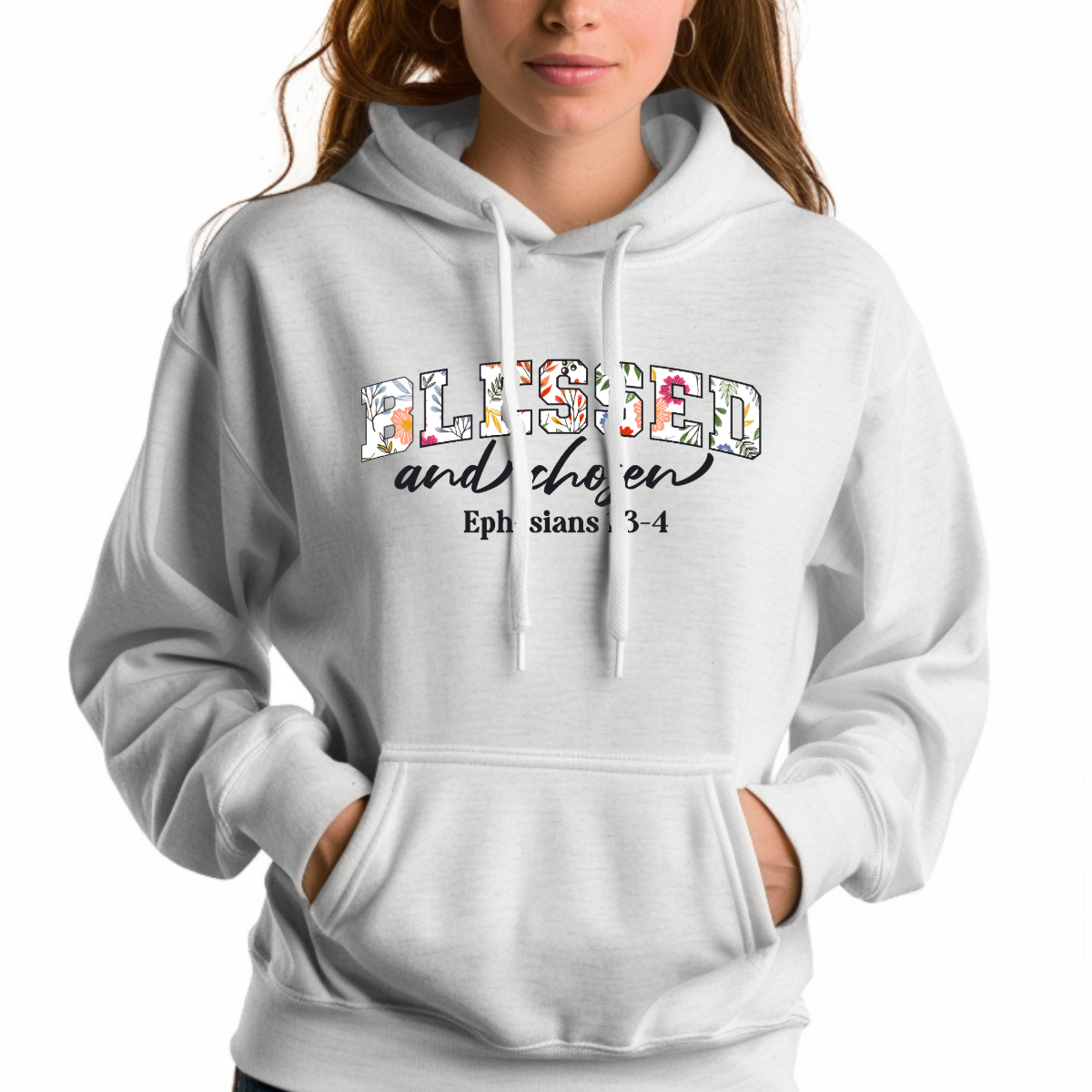 Blessed and Chosen Ephesians 1:3-4 Shirt | Christian Election Tee | Biblical Identity Apparel